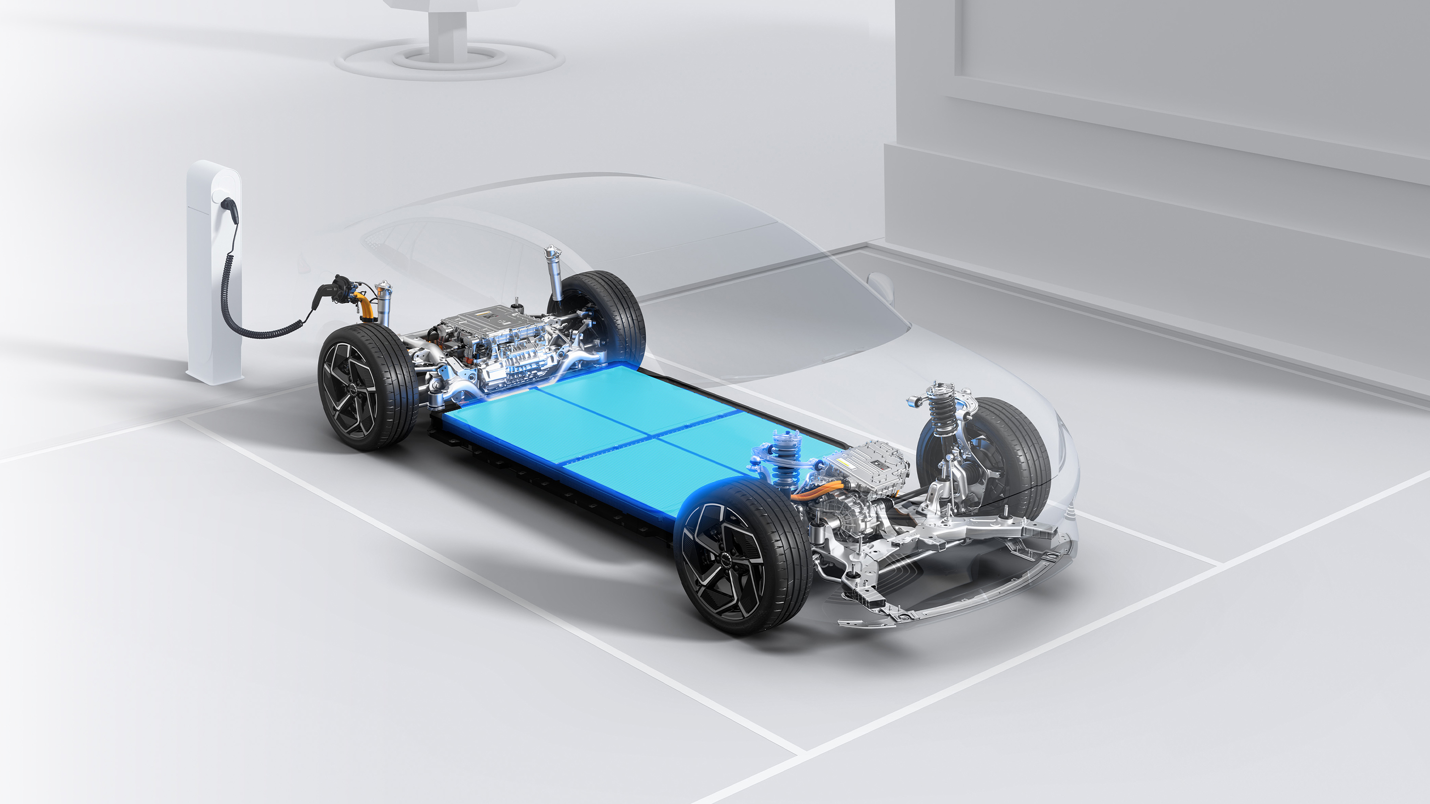 Drawstring top with elastic loop closure and textured interior padding.