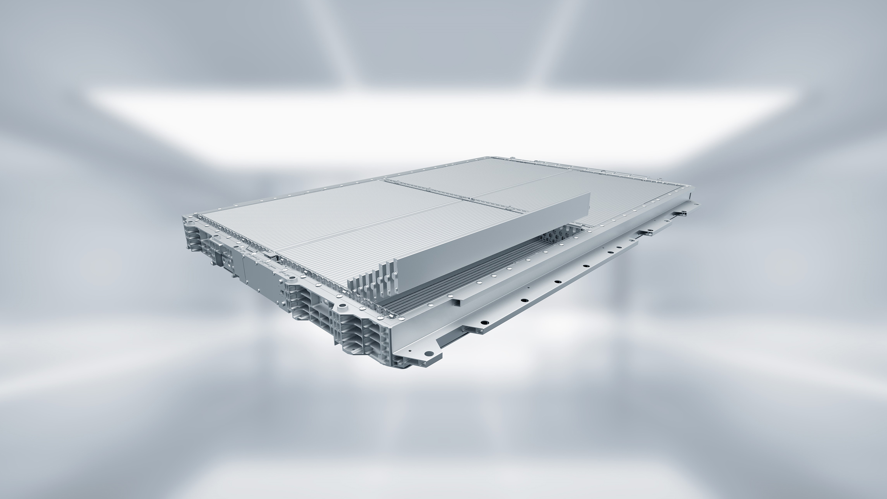 Front zipper pouch with included key ring.